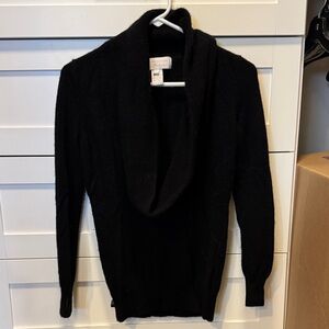 Design History Black Cowl Neck Sweater